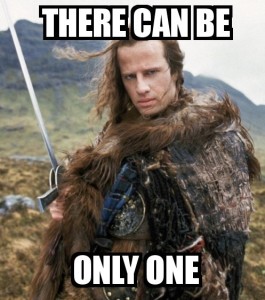 highlander-only-one